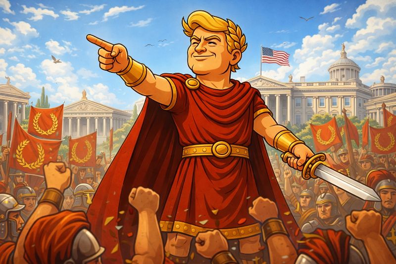 Trumpius Caesar Declares War on the Silent Foe