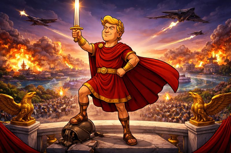 Operation Epicus Fury: Trumpius Caesar Unleashes the Unstoppable Legions of America
