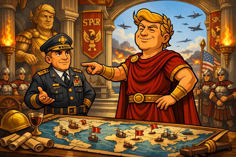 Trumpius Caesar Receives a Glorious Update on Operation Epic Fury