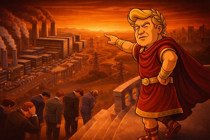 Trumpius Caesar and the Sacred Ratepayer Protection Pledge