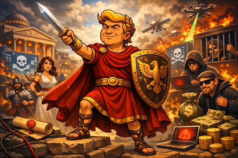 Trumpius Caesar Launches the Great Cyber Crusade Against Digital Crime
