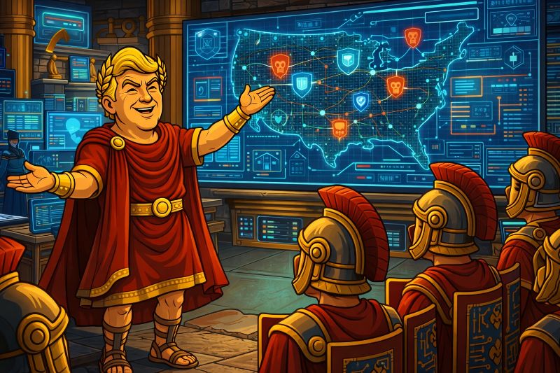 Trumpius Caesar Unleashes the Imperial Cyber Strategy for America