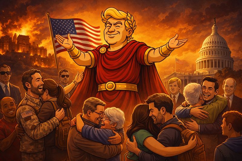 Trumpius Caesar Declares the Grand American Day of Hostage Homecomings