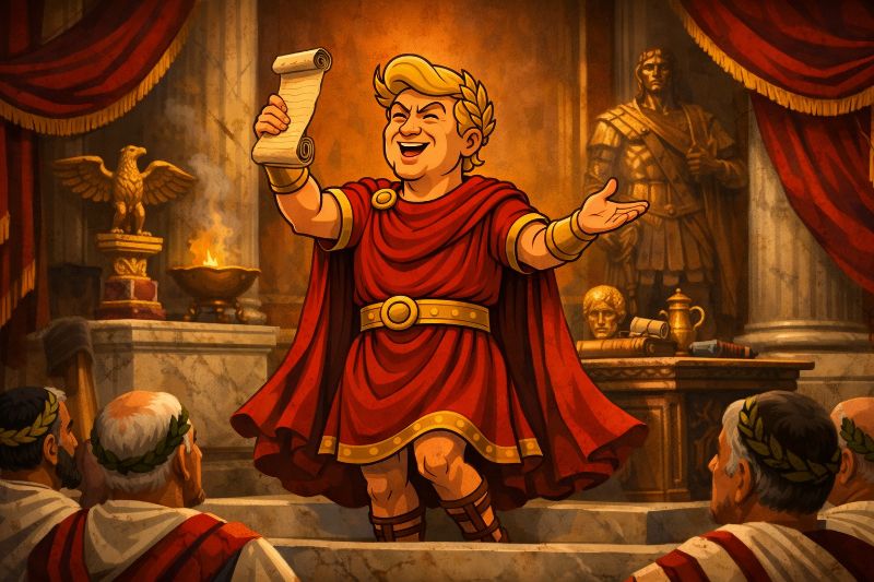 Trumpius Caesar Announces a Tremendous Nomination—and Two Strategic Withdrawals