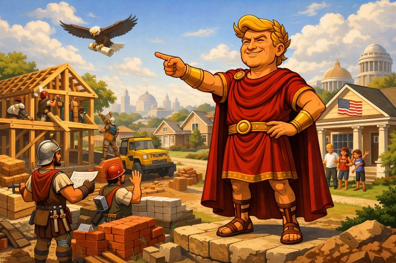 Trumpius Caesar Declares War on Red Tape to Restore the American Dream of Homeownership