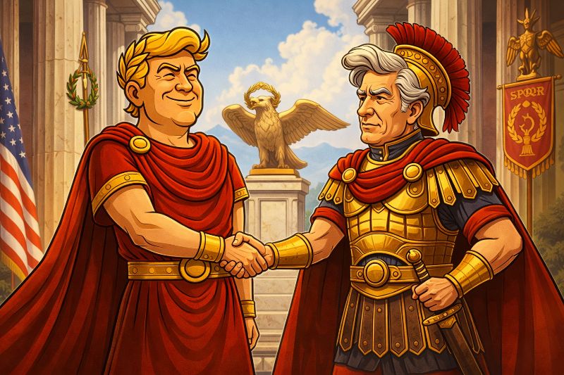 Trumpius Caesar Honors Andrew Jacksonius – The Warrior President of the American Empire
