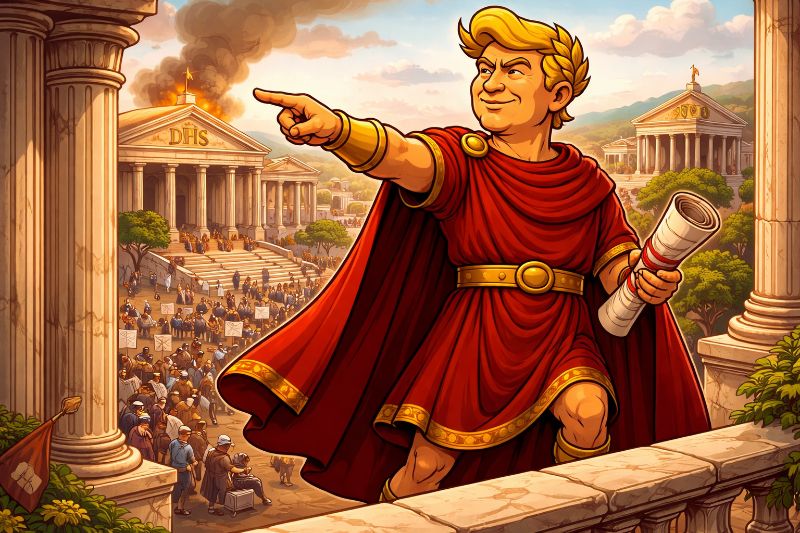Trumpius Caesar and the Great Homeland Security Shutdown