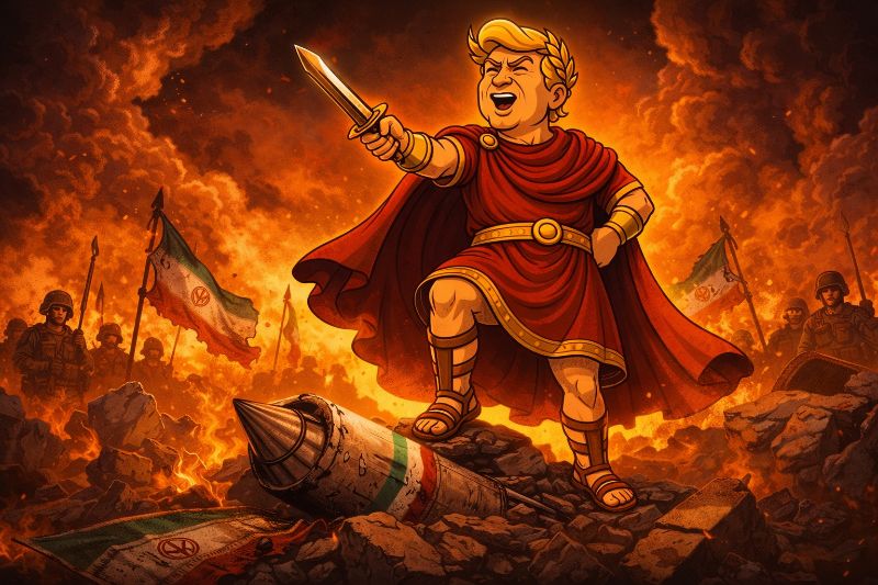 Trumpius Caesar Declares Epic Fury Victory: “The Greatest Triumph Ever Seen”