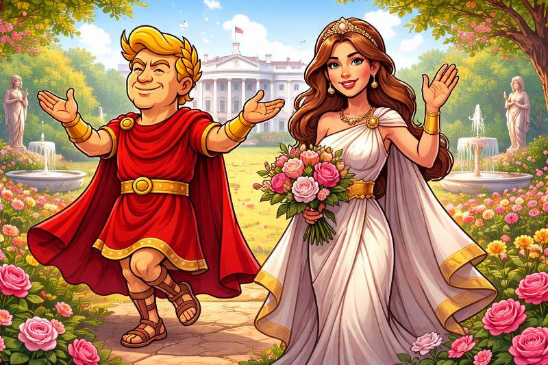 Trumpius Caesar Opens the Imperial Gardens: A Tremendous Spring Spectacle