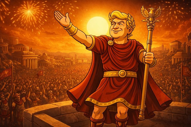 Emperor Trumpius Caesar Celebrates Nowruz: A Glorious New Year of Light and Victory