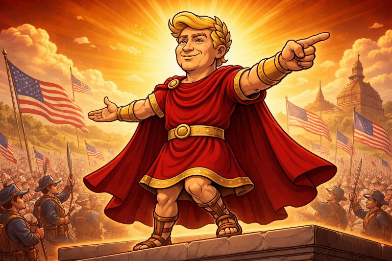 Trumpius Caesar Magnus Celebrates the Greatest Freedom Speech Ever Delivered
