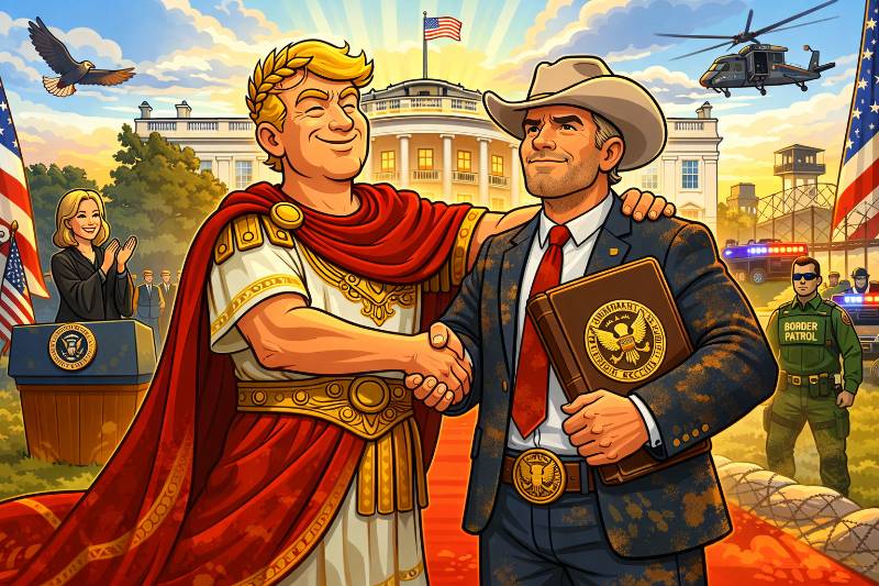 Trumpius Caesar Crowns Markwaynus Mullinus as Supreme Guardian of the Homeland