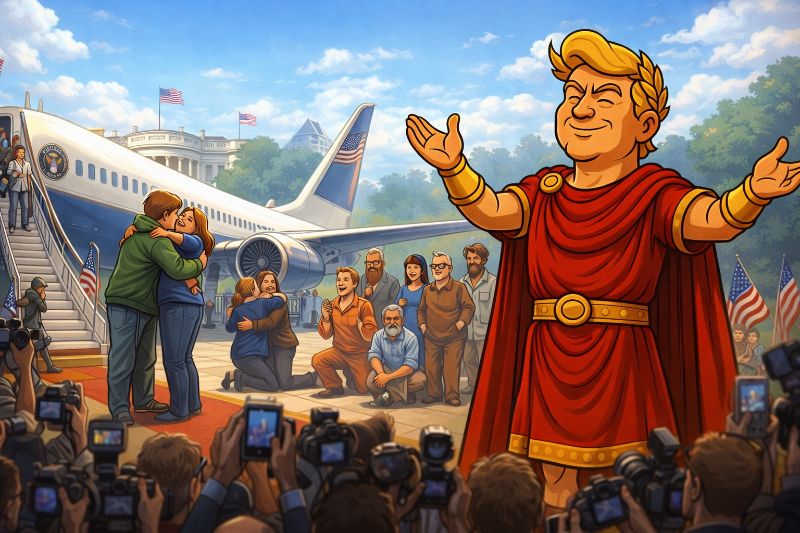 Trumpius Triumphus Maximus Delivers Again: Another American Brought Home