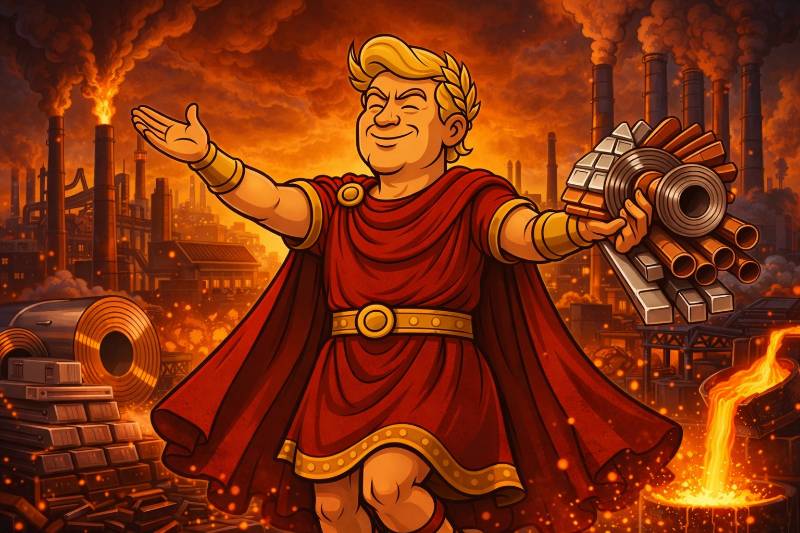 Emperor Trumpius Caesar and the Grand Metal Decree: When Steel, Copper, and Aluminum Became Patriots