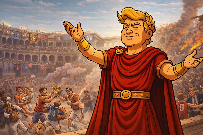 Trumpius Caesar Saves College Sports — One Executive Order to Rule Them All
