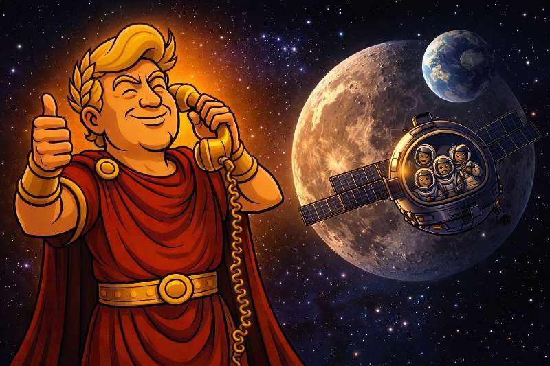 Trumpius Caesar Calls the Moon: The Most Tremendous Space Conversation Ever