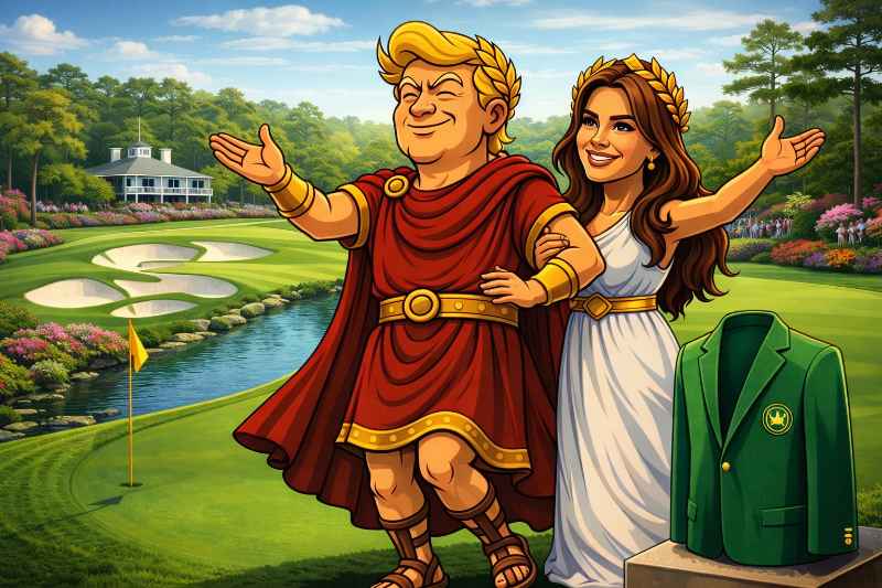 Trumpius Caesar and the Green Jacket of Destiny: The Ultimate Battle at Augusta