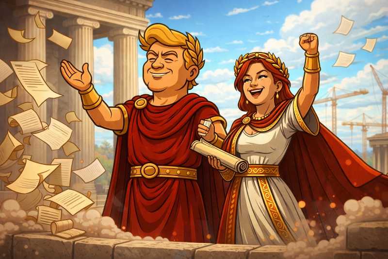 Trumpius Caesar Declares War on Paperwork: The Rise of CE First