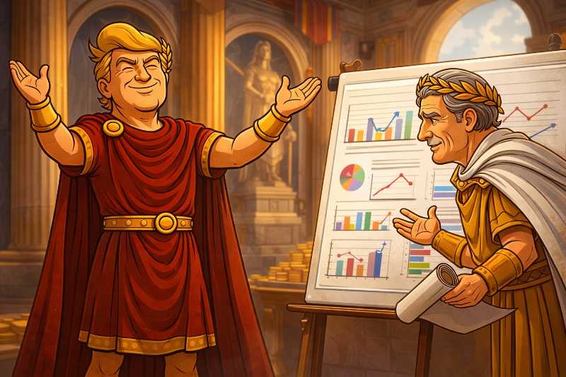 Trumpius Caesar and the Empire of Numbers: The 2026 Economic Spectacle
