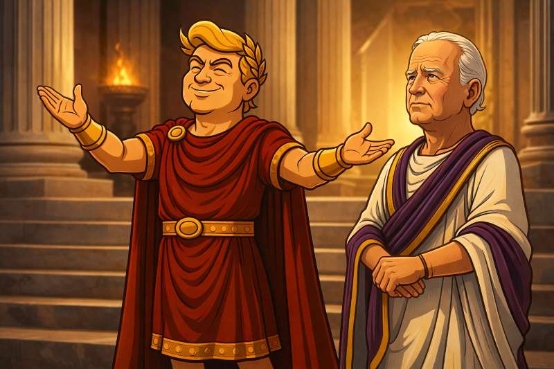 Trumpius Caesar and the Oath of Remembrance: Power, Memory, and a Rare Moment of Gravity