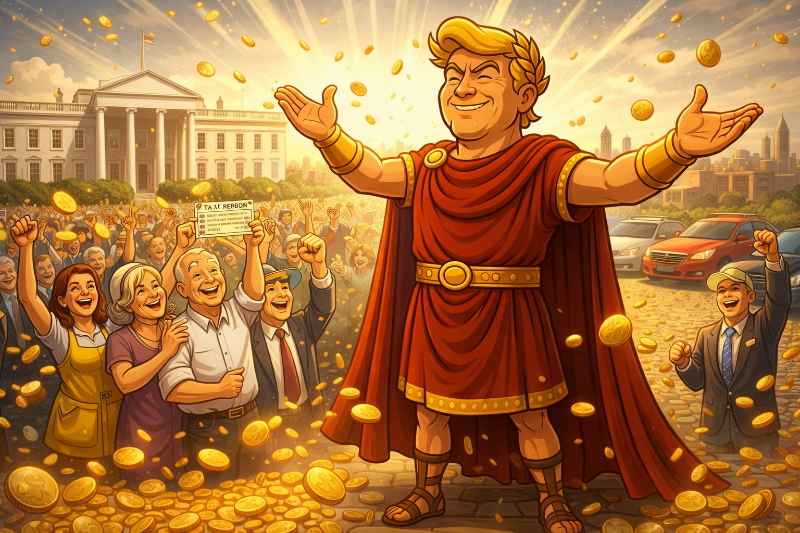 Trumpius Maximus and the Golden Refund Era: When Tax Season Becomes a Spectacle