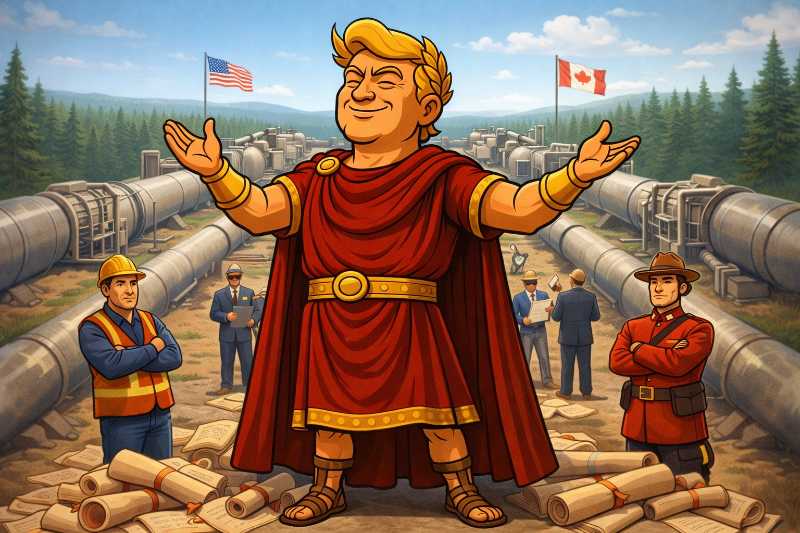 Trumpius Caesar and the Pipeline of Destiny – America’s Most Glorious Permit Ever Signed
