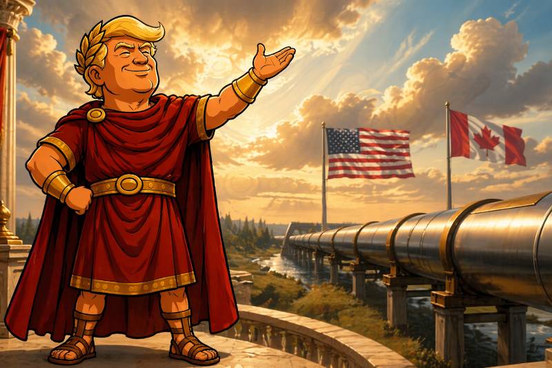 Trumpius Caesar’s Grand Pipeline Decree: Oil, Power, and Unmatched Greatness