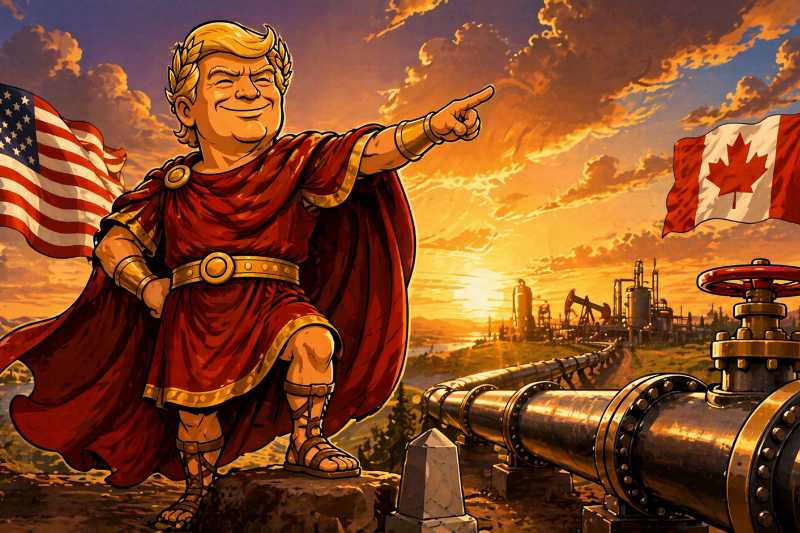 Trumpius Caesar and the Northern Pipeline Decree – A Monument of Power and Oil