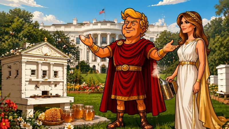 Trumpius and the Honey Empire: Melania Augusta’s Sweet Expansion of Power