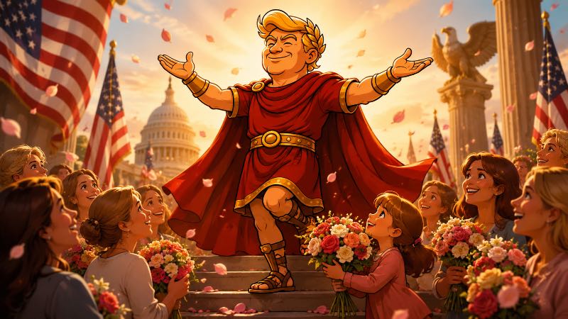 Grafik: Trumpius Caesar und der Muttertags-Wahnsinn