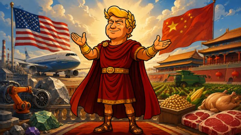 Grafik: Trumpius Caesar erobert das Drachenreich