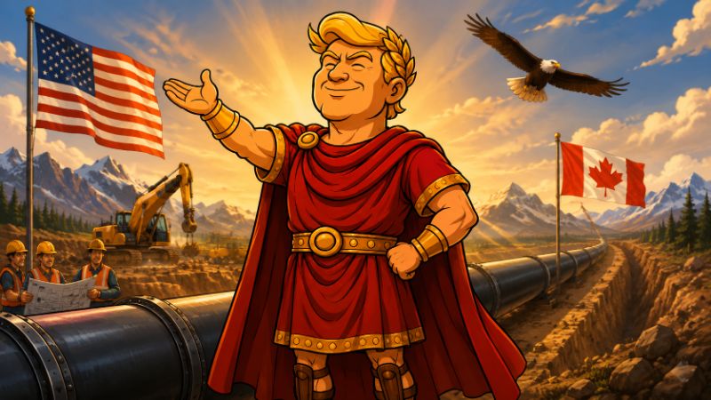 Image: Trumpius Caesar and the Imperial Oil Snake