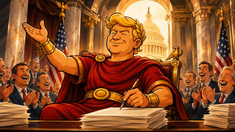 Grafik: Das Milliarden-Gesetz von Trumpius Caesar