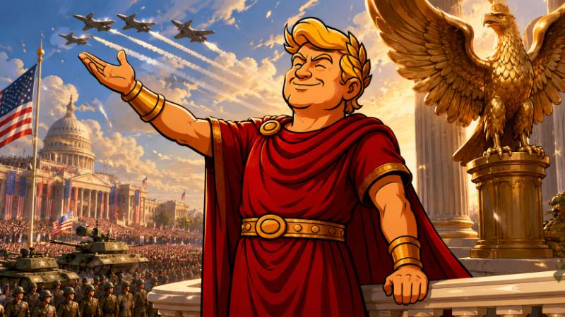 Grafik: Trumpius Caesar und der größte Sieg aller Zeiten