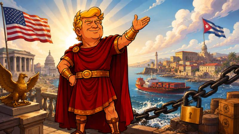 Grafik: Trumpius Caesar und die eisigen Kuba-Konten
