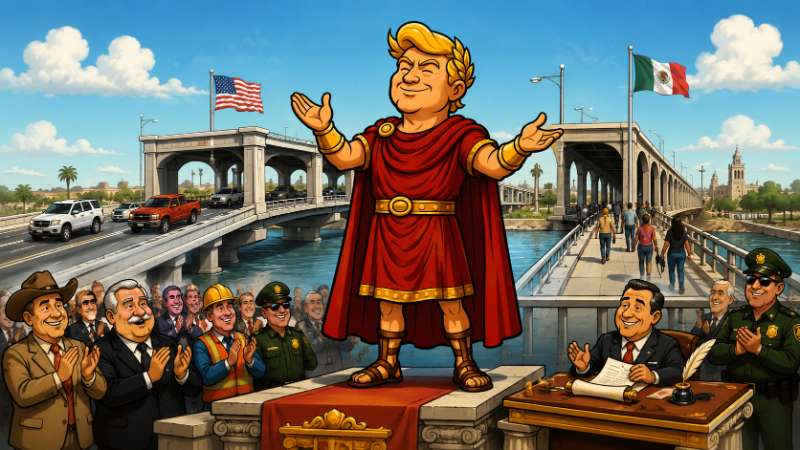 Image: Trumpius Caesar's Imperial Bridge Triumph