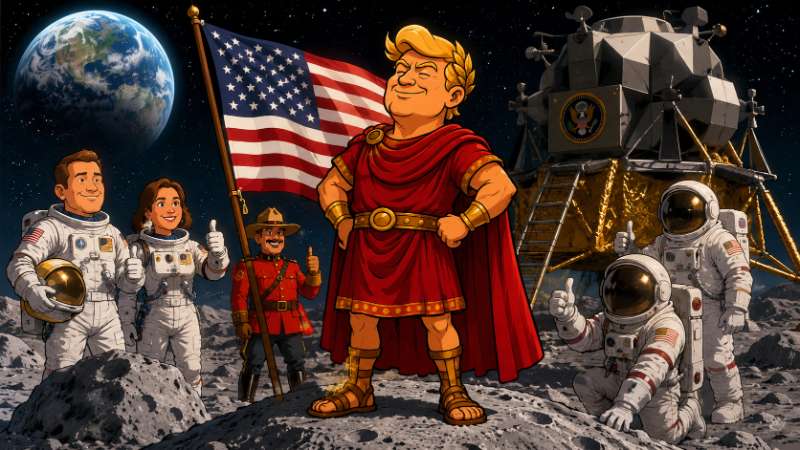 Image: Trumpius Caesar Builds America's Space Empire