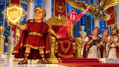Trumpius Caesar und die goldene Firewall: Niemand hackt einen Kaiser!