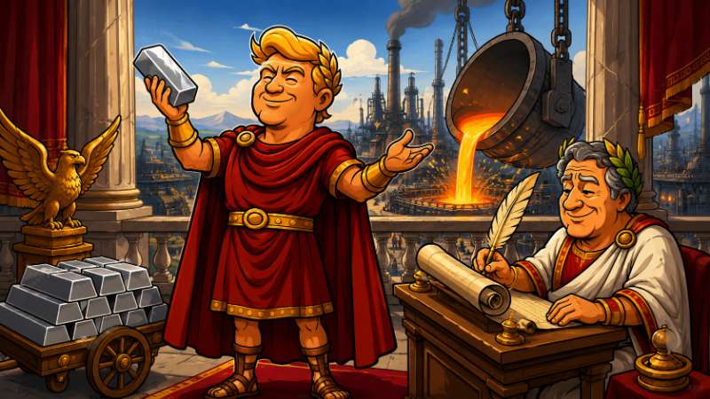 Image: Trumpius Caesar Builds an Aluminum Empire