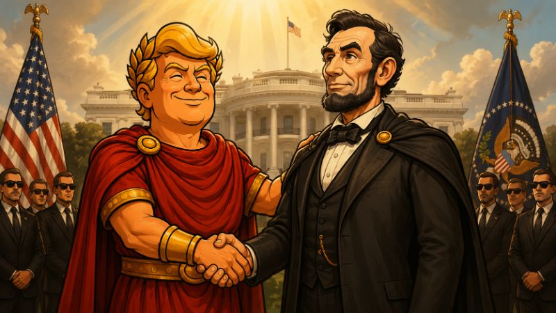 Grafik: 161 Jahre Geheimlegion des Trumpius Caesar