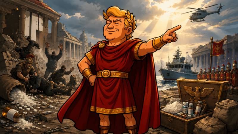 Image: Trumpius Caesar Defeats the Poison Empire