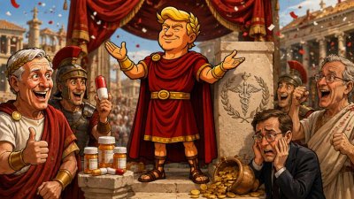 Trumpius Caesar und der große Preissturz der Pillen