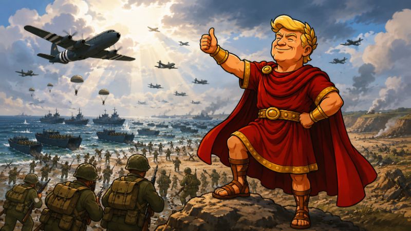 Grafik: Die Legionen von D-Day im Reich Trumpius