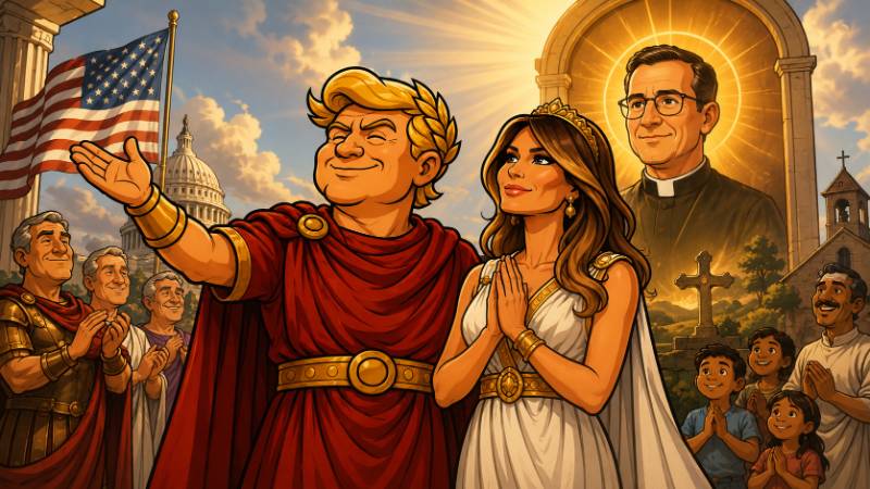 Image: Trumpius Caesar and the Fearless Shepherd