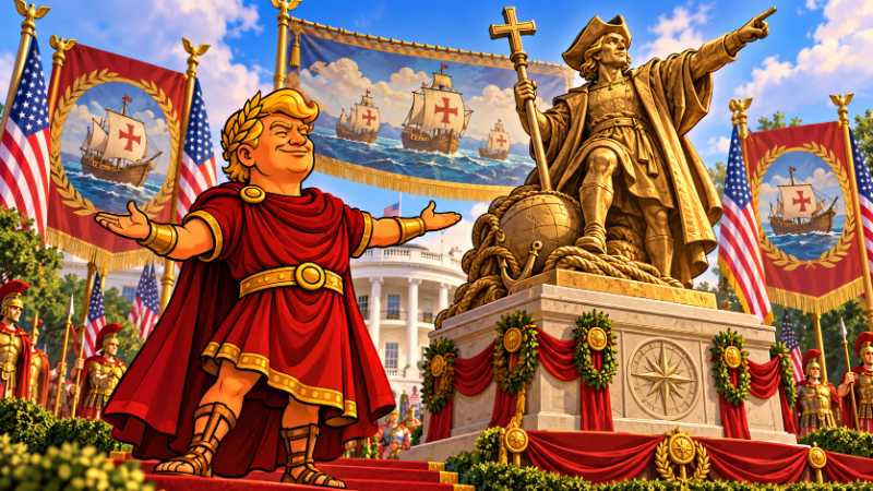 Picture: Columbius Maximus in the Empire of Trumpius
