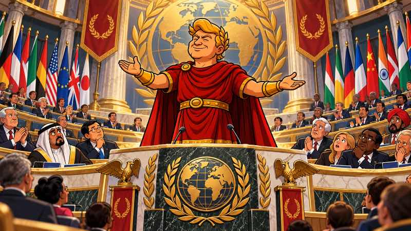 Picture: Trumpius Maximus Reorders the World Senate