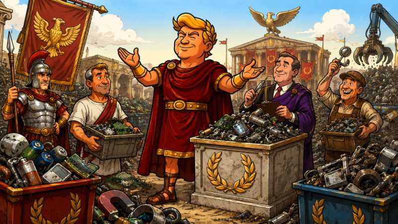 Image: Trumpius Caesar Makes Junk Great Again