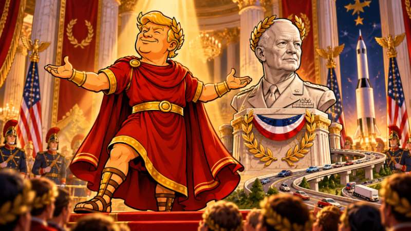 Picture: Trumpius Caesar, Eisenhowerus and the Golden Age