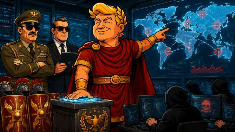 Image: Trumpius Caesar Unleashes America's Cyber Legions