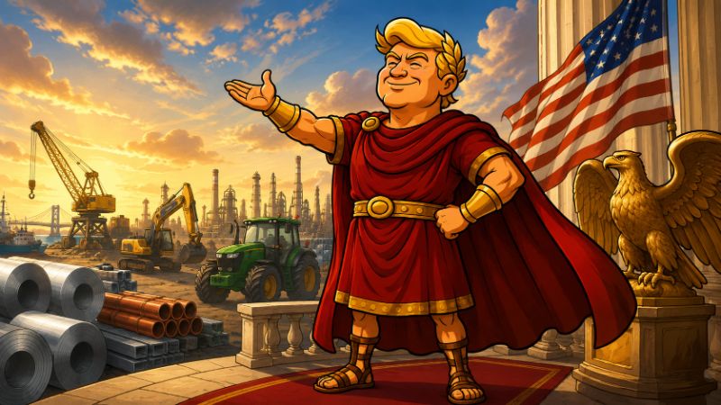 Grafik: Der große Metallwall von Trumpius Caesar